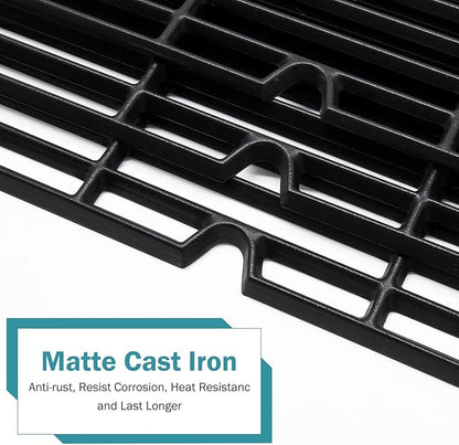 DGF493BNP Drip Pan Grill Replacement Parts for Dyna Glo DGF493BNP, DGB494SPB, Backyard Grill BY13-101-001-12, Grill Grates, Heat Shields and Adjustable 24''-30'' Grease Tray for Dyna-glo 4 Burner