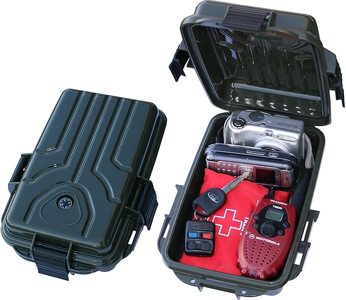 MTM S1072-11 Survivor Dry Box with O-Ring Seal, 10"x7"x3", USA Made, Forest Green
