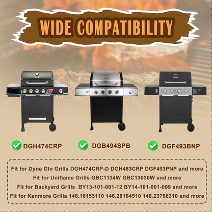 SafBbcue Grill Replacement Parts for Kenmore Grill Parts 146.23678310 146.23679310 146.23681310 146.16132110 146.16153110 146.23766310 PG-40612SOL