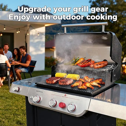 Genesis ii Grill Parts - Genesis ii Flavorizer Bars and Genesis ii Heat Deflector for Weber Genesis II 300 /LX 300, Genesis ii E-310 E-315 S-335 Grills, Genesis 2 Grill Parts for Weber 66795 66040