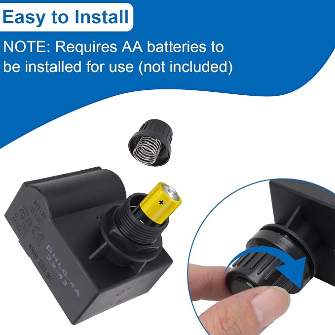 G511-0055-W1 4-Outlets Grill Igniters for Charbroil Electronic Ignition Module Replacement Kit w/Wires and 2 Push Buttons for Charbroil Surefire Ignition Systems