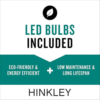 Hinkley Bingham Large Wall Mount Outdoor Lantern w/Lumiglo, Sienna