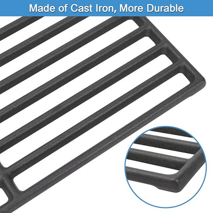 Cooking Grates for Charbroil Performance Grill - 6 Burner 463244819, Grill Grates for Charbroil Grill 463276517, 463245917, 463276617, Cast Iron, 18"