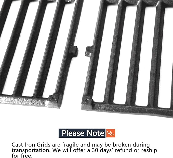Hongso Replacement Parts for Weber Genesis 300 Series E310 S310 EP310 E320 EP320 E330 S330 EP330 Gas Grills (Front Mounted Controls), 7524 7528 Grill Grates, 62752 Burner Tubes, 7621 Flavorizer Bars