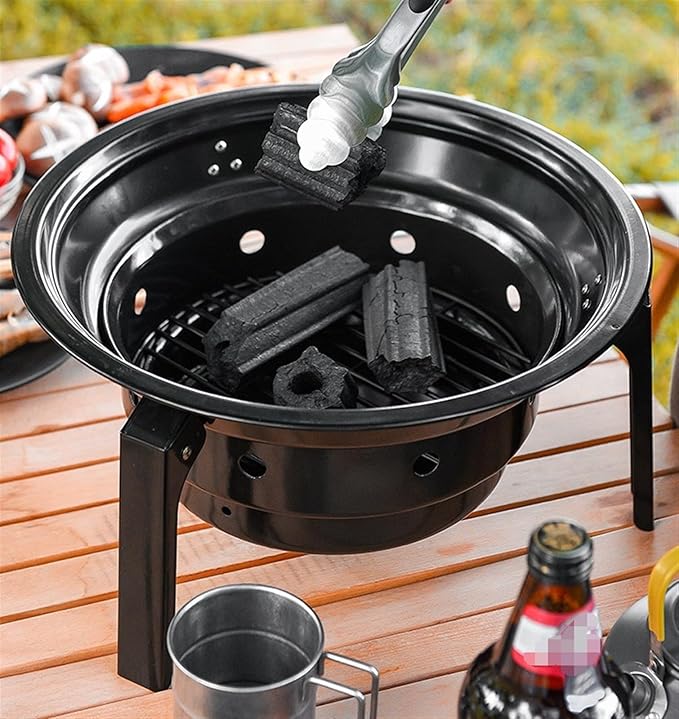 Portable Charcoal Grill Outdoor Charcoal Barbecue Grill Portable Grill For Picnic Backyard Camping Travel Barbecue Grill For Backyard