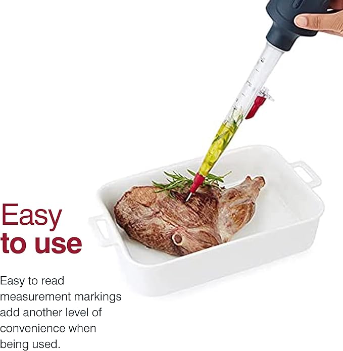 Zyliss 2-in-1 Baster & Infuser - Dishwasher-Safe, Stainless Steel Marinade Injector & Baster for Cooking - Medium