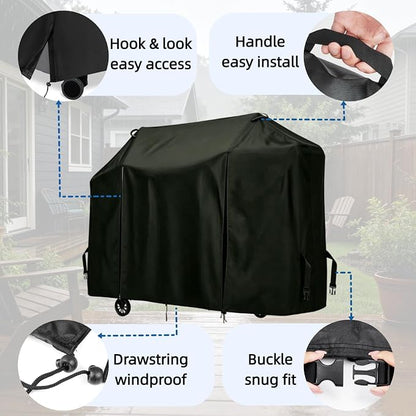 Propane Gas Grill Griddle Combo Cover for Sophia William for Royal Goumet | 67x23x45,Waterproof Dustproof Oxford Fabric,for Sophia William for Royal Gourmet ZH3002N for Brand Man Grill Combo