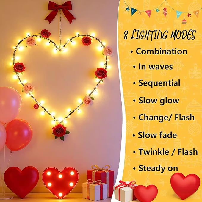 YEGUO 165ft 500 LED String Lights Outdoor Waterproof, Warm White Christmas Lights Indoor, 8 Modes Green Wire Twinkle Xmas Tree Lights Plug in with Memory Timer