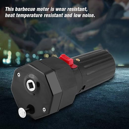 Barbecue Motor 1.5V Battery Operated Black Electric BBQ Grill Motor Roast Bracket Accessory