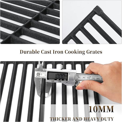 Hisencn Cooking Grates for Home Depot Nexgrill 4 Burner 720-0830H, 720-0783E, 5 Burner 720-0888N, 720-0888, 720-0697, Grill Grates Replacement for Charbroil 463241113, Kenmore 720-0670A
