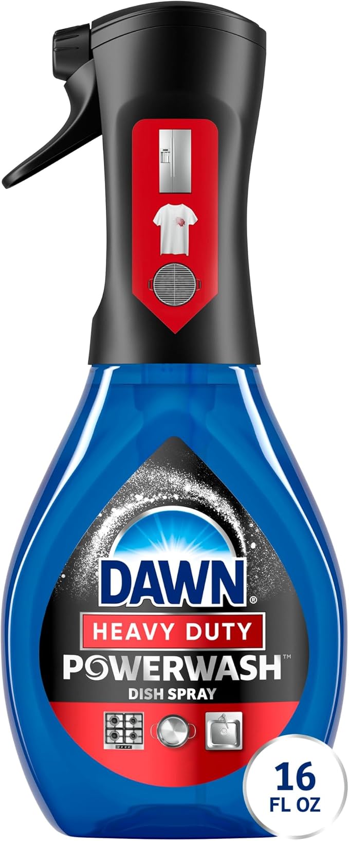 Dawn Powerwash Heavy Duty Dish Spray All-Purpose Cleaner and Degreaser, 16 oz. Spray Bottle