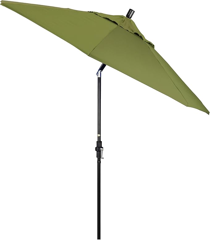 California Umbrella 9' Round Aluminum Pole Fiberglass Rib Market Umbrella
