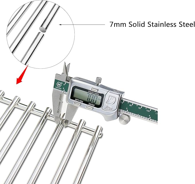 Uniflasy Grill Cooking Grate for Nexgrill 4-5 Burner Grills 720-0830H 720-0783E 720-0697 720-0773 720-0888 720-0783C Grill Parts Master Forge 1010037, 17 1/4 Inch