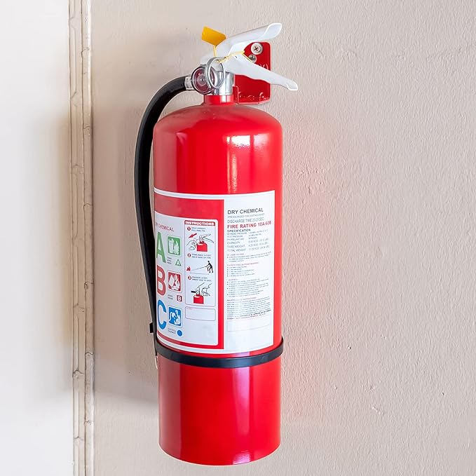 Queekay 40 Pack Fire Extinguisher Mount Universal Bracket 5 to 40 lb Fire Extinguisher Holder Wall Hook Hanger (Novelty Style)