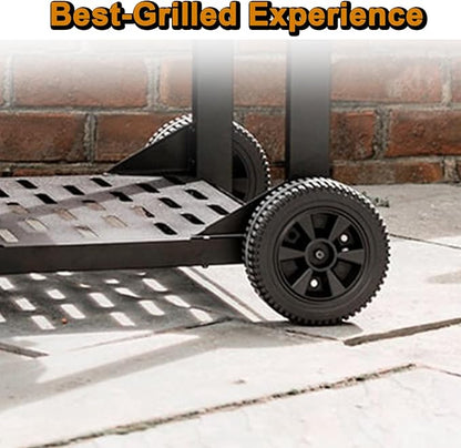 G437-0037-W1 463347519 Grill Wheels Replacement Parts for Charbroil Wheels 7 Inch 463331221 463371116 463436215 463343015 Char Broil 463377319 463211513 463344015 463343819 Gas2coal Grill Parts