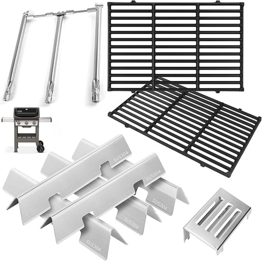 Spirit 2 Grill Parts for Weber GS4 Spirit II 300 SER Replacement for Weber Grill Accessories 3400302 7636 67046 Flavorizer Bars, 67060 Heat Deflector, 7638 7856 7860 Grates, 67025 69787 Burner Tubes