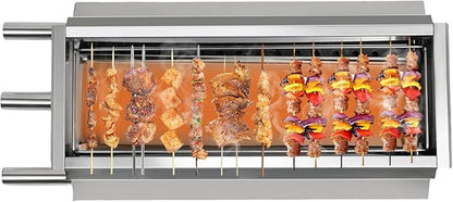 Outdoor Barbecue Grill, Charcoal Grill, Barbecue Grill for Outdoor Camping Backyard for Yard, Travel, Picnic, Camping, Party Stainless Steel Portable Barbecue Grill