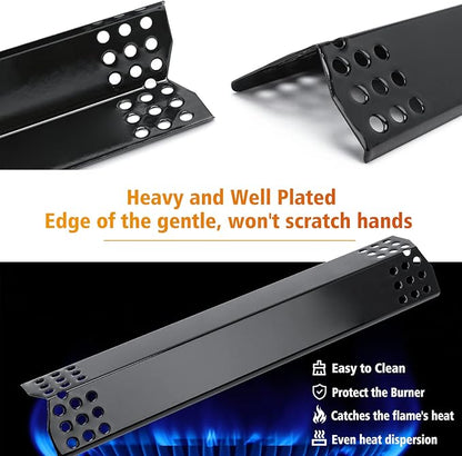 Hisencn Grill Parts for Kitchen Aid 720-0954, 720-0954GA, 720-0733, 720-0733A, 720-0745D, 730-0733, 730-0733A, 730-0954GA, Heat Tent and Grill Burner Replacement Parts for Kitchen Aid 4 Burner Grill