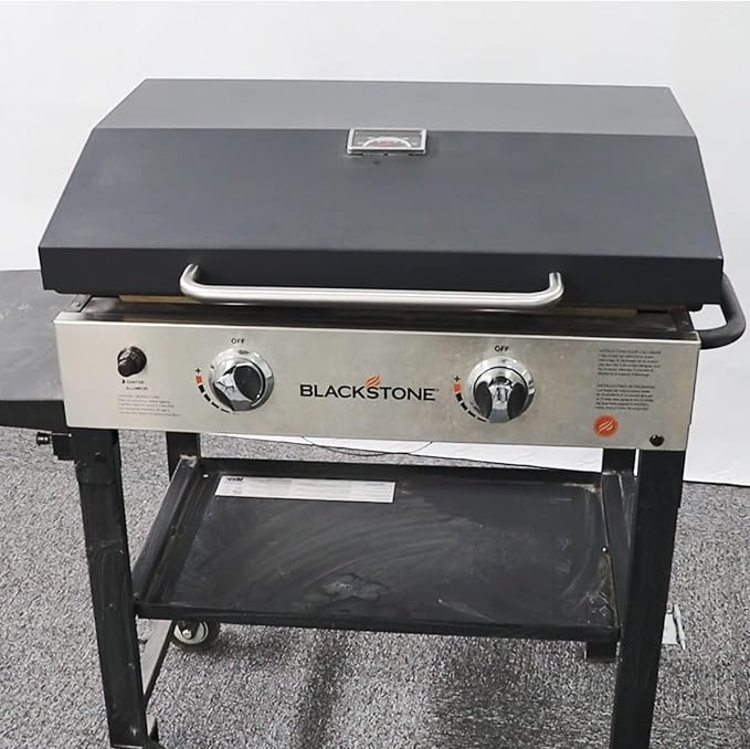 Upgrade Hinged Lid for Blackstone 28 Inch Griddle, Hard Cover Flat Top Lid for Blackstone 28" 1517 1853 1605 1839 1856 Griddle Hood for Black Stone