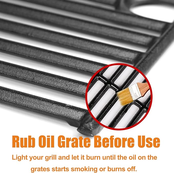17inch Grill Grates for Charbroil Performance 4 Burner Char-Broil 463365021 463365724 463365522 463352521, Grill Grids for CharBroil 463366022 463350521 Replacement Parts G426-0004-W1 G426-0005-W1