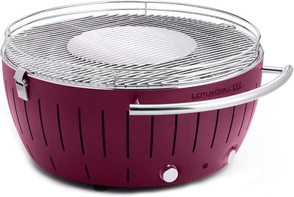 LotusGrill Barbecue Smokeless Grill Bundle with Grill Stand for Safe, Fun and Fast Grilling