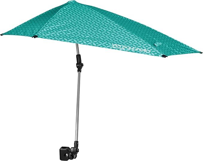 Sport-Brella Versa-Brella SPF 50+ Protection Adjustable Umbrella with Universal Clamp