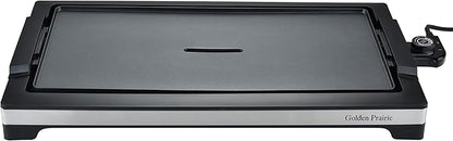 Indoor Grill & Electric Griddle, 1800W 20-Inch XL Nonstick Electric Skillet Griddle with Adjustable Temperature & Drip Tray, Easy to Clean – For Breakfast, Pancakes, Eggs, Teppanyaki