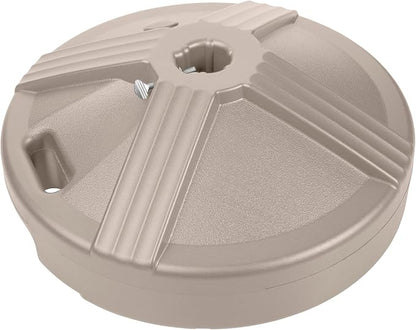 US Weight Durable 50 Pound Fillable Umbrella Base Designed to be Used with a Patio Table