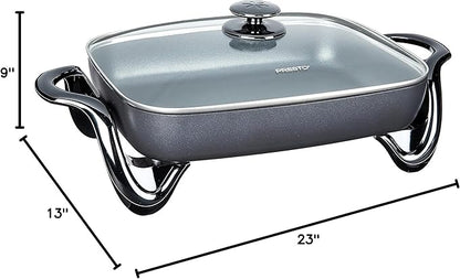 Presto 06852 16-Inch Electric Skillet with Glass Cover