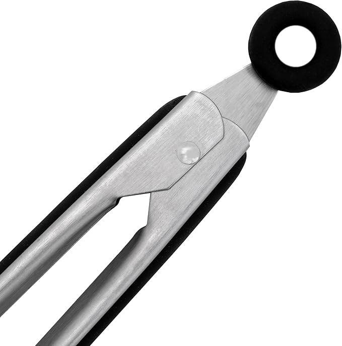 Kenmore 3-Pc BBQ Grill Tool Set, Stainless Steel Grilling Tools for Outdoor Gas Grill, Includes Tongs, Fork, and Spatula, Essential BBQ Grill Tools for Gas Propane Grill and Outdoor Grilling