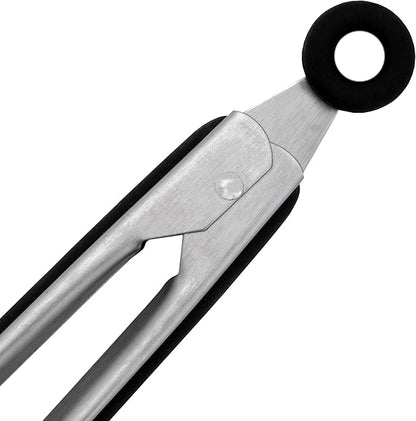 Kenmore 3-Pc BBQ Grill Tool Set, Stainless Steel Grilling Tools for Outdoor Gas Grill, Includes Tongs, Fork, and Spatula, Essential BBQ Grill Tools for Gas Propane Grill and Outdoor Grilling