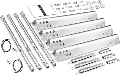 Grill Replacement Parts for Charbroil Performance 463342119, 463335517, 463347017, 463332718, 304 Stainless Steel Grill Parts for Char-Broil 463342118, 463376017, 463332718, 16 15/16" Heat Plate