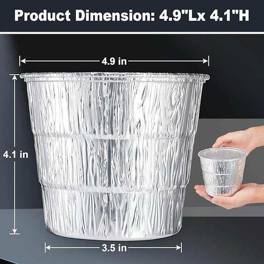 15 Pack BAC407 Grease Bucket Liner for Traeger Grills,Drip Liner Drip Pan for HDW152 Grease Bucket Traeger Pro Series 575/780, 20/22/34, Ironwood 650/885 Grills