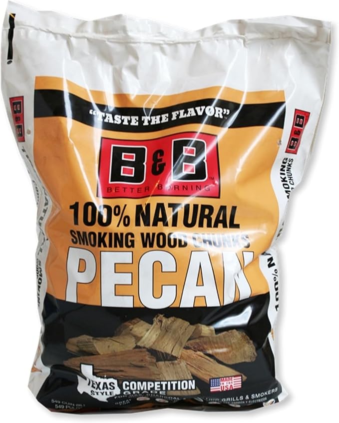 B&B Charcoal 8023374 Pecan Wood Smoking Chunks44; 549 cu. in.