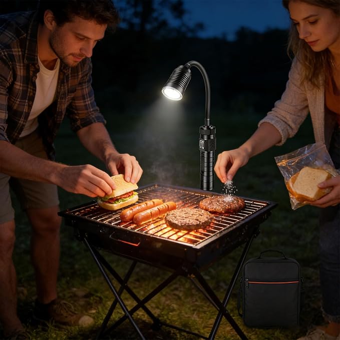 Attractive Base Flexible Tube LED Light Modifiable Enlarge for Barbecue Crisis Fast Fee USB Create USB Output Transportable Enlarge