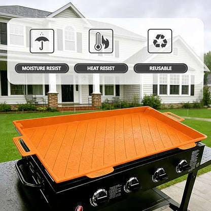 36" Blackstone Silicone Griddle Cover,Includes 16" Silicone Spatula Mat,Premium Food-Grade Material,Full-Edge Protection,Full Protection，for Outdoor All-Season Grilling with Accessories