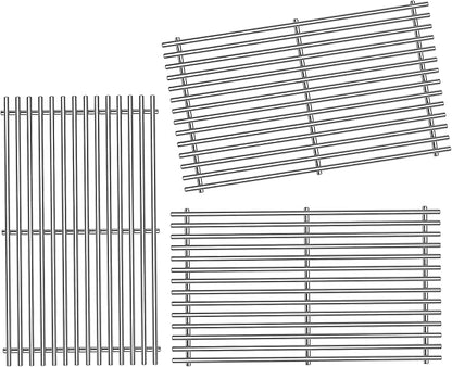 Genesis ii Grill Grates for Weber Genesis ii E-410, S-410, SE-410, E-415, E-435, S-435, LX E-410, S-440 GS4 Grill Parts Replacement for Weber Genesis ii LX 400 Series 7854 66089 66097, 9mm