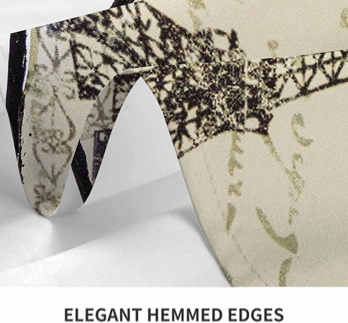 TKS MITLAN Tablecloth Paris Theme Table Cloth Rectangle Table 60 x 84 Inch Eiffel Wall Decoration Sign Kitchen Decorations for Home Dinner Party
