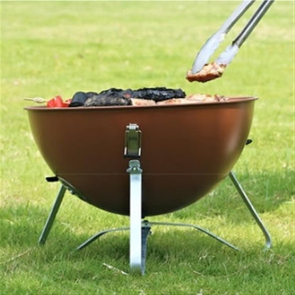ALLC Charcoal Grills Portable Outdoor Camping Spherical Barbecue Grill BBQ Carbon Grill with Thermometer Stewing Integrated Barbecue Grill Barbecue Grill for Garden Outdoor Cooking