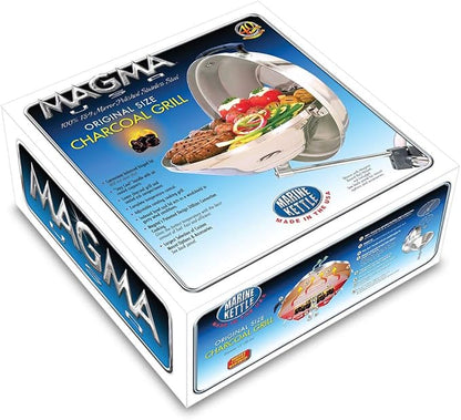 Magma Products Marine Kettle, Charcoal Grill w/ Hinged Lid