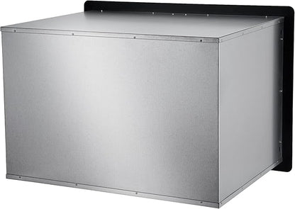 Stanbroil Double Door Dry Storage Pantry - 30-Inch Access Door Black Steel Cabinet Storage for Outdoor Kitchen, BBQ Island, Patio Grill Station