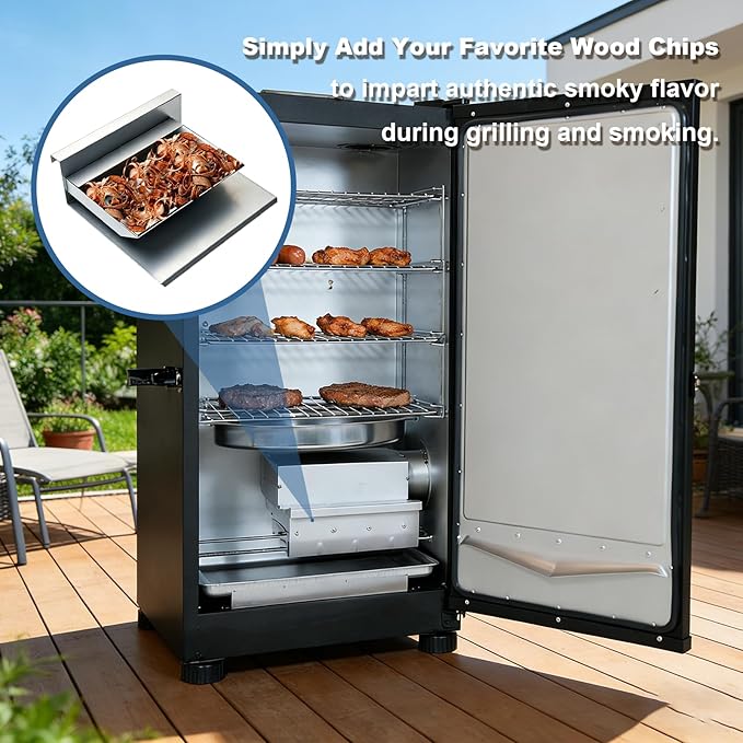 Wood Chip Tray Replacement Part for Masterbuilt 30 Inch Digital Electric Smoker 9007100018 Wood Chip Holder for Masterbuilt 990070024