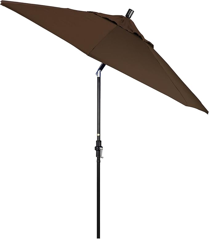 California Umbrella 9' Round Aluminum Pole Fiberglass Rib Market Umbrella