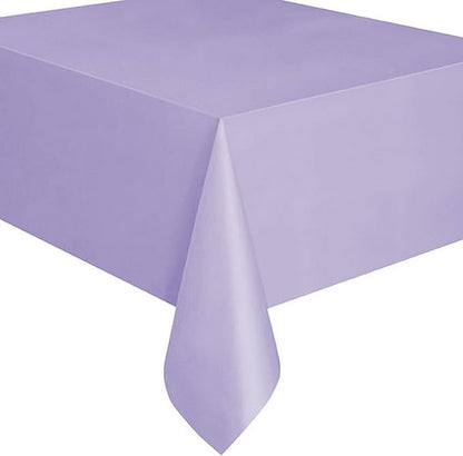 Gold Solid Rectangular Plastic Table Cover (54" x 108") 1 Count - Elegant Design & Premium Quality, Ideal For Parties, Events & Everyday Use