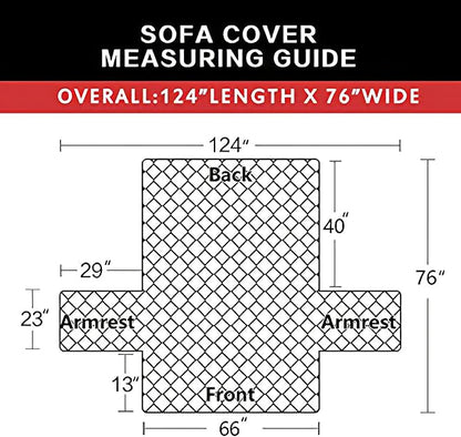 Easy-Going Reversible Couch Cover for 3 Cushion Couch Sofa Cover for Dogs Water Resistant Furniture Protector Cover with Foam Sticks Elastic Straps for Pet Cat (Sofa, Green/Christmas Red) | Large, Washable Slipcover For Dogs, Water Resistant Furniture ...