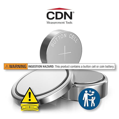 CDN Waterproof Instant Read Digital Thermometer | NSF Certified | ProAccurate® | 5" Stem with Protective Sheath | For Meat, Poultry, Candy | Easy One-Button Operation | DT392