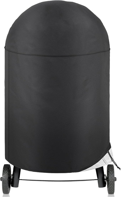 NEXCOVER Round Grill Cover - 34” Dia by 41”H BBQ Cover, Dome Smoker Cover, Waterproof &UV Resistant Barbeque Grill Cover for Outdoor Grill, Compatible for Char-Griller Akorn Kamado Grills