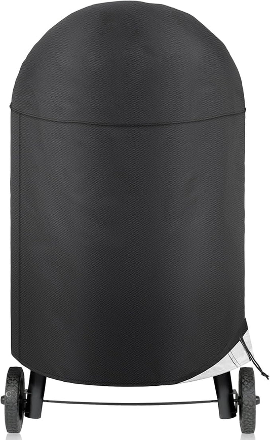 NEXCOVER Round Grill Cover - 34” Dia by 41”H BBQ Cover, Dome Smoker Cover, Waterproof &UV Resistant Barbeque Grill Cover for Outdoor Grill, Compatible for Char-Griller Akorn Kamado Grills