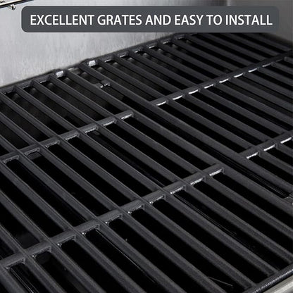 66097 Genesis ii E-410 Grill Grates Replacement Parts for Weber Genesis ii 400 Series II E-410 II SE-410 E-435 S-435 66089 GS4 Cooking Grates Accessories Kitchenaid 740-0781 720-0856V Cast Iron Grids