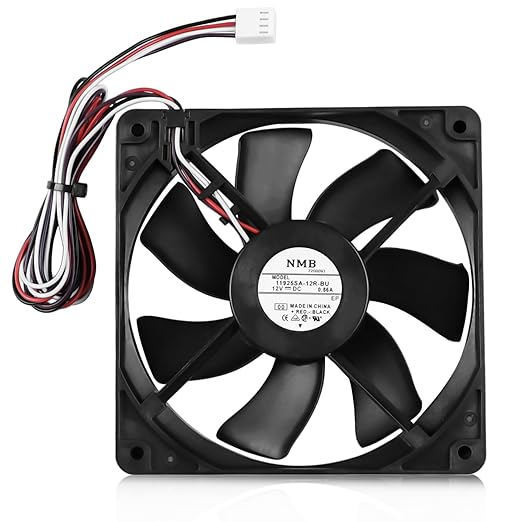 KIT0411 Pellet Grill Induction Fan Motor for Traeger D2 Pro 780 575, Ironwood 650 885, Silverton 620 810, Century 885, Oven Circulation Fan Replacement Part 11925SA-12R-BU, 0.86A 12V DC